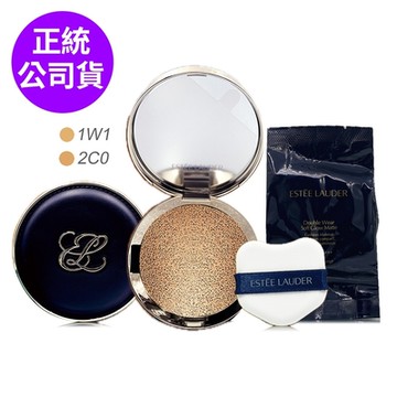 *ESTEE LAUDER雅詩蘭黛 粉持久天生美肌氣墊粉餅24g (一盒兩蕊12gx2/色號任選一款)(正統公司貨)-即期良品