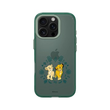iPhone 16 Pro Clear 憂墨綠 - Disney - Lion King 迪士尼-獅子王 - 獅子王 Le Roi lion - Simba et Nala
