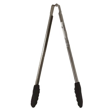 VOLLRATH 耐高溫尼龍頭食品夾 40.6cm 廚房料理好幫手 輕鬆夾取各式食材  銀色 + 黑色  1支