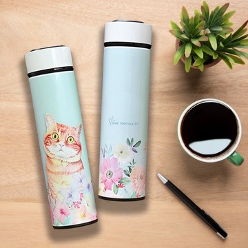 貓貓不綉鋼保溫瓶/保溫杯/有茶隔| 寵物 生日 可客製母親節禮物