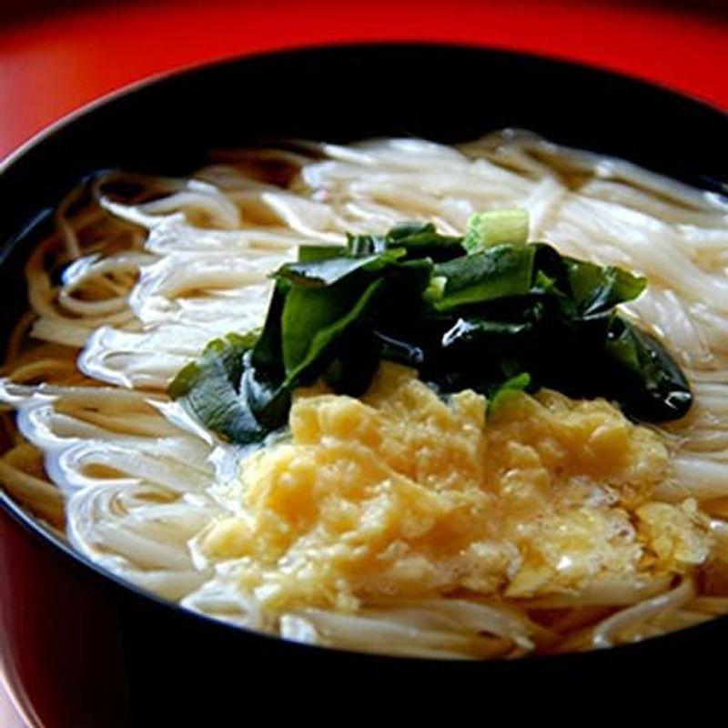 稲庭吟祥堂本舗 お湯を注ぐだけ かき卵入り 稲庭うどん 即席 8食 比内地鶏つゆ 濃縮8倍 34g