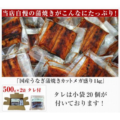 ふるさと納税 有田市 国産うなぎ蒲焼きカット1kgセット