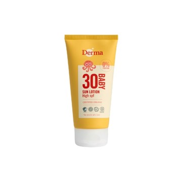 丹麥 Derma 有機寶寶純物理防水防曬霜150ml
