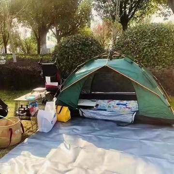 臺灣出貨戶外專用露營防潮地墊加厚野餐帳篷雙層防潮墊方便摺疊地布地席墊