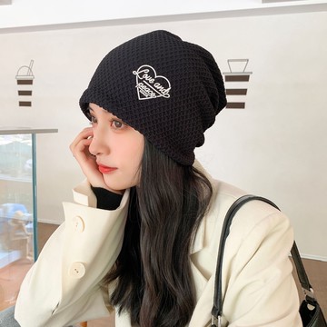 季節新款 ins純色針織帽 包頭帽 冷帽 月子帽 百搭堆堆帽 男女帽 73996