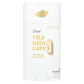 Dove, 維生素護理 + 淨味劑，桃子和乳木果油香，2.6 盎司（74 克）