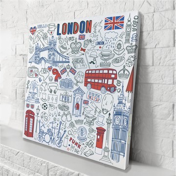 看見你的聲音 藍牙畫布音箱- London