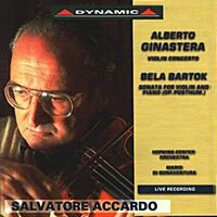 阿卡多20世紀小提琴精品 Ginastera: Violin Concerto & Bartok: Violin Sonata (CD)【Dynamic】