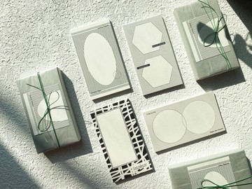 筆刷幾何紋路便條紙