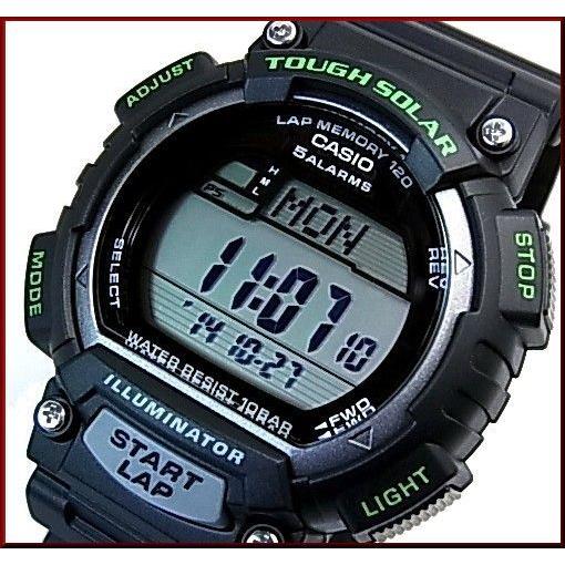 CASIO SPORTS GEAR カシオ スポーツギア メンズ ソーラー腕時計 ラバーベルト ブラック 国内正規品 STL-S100H-1AJH |  LINEショッピング