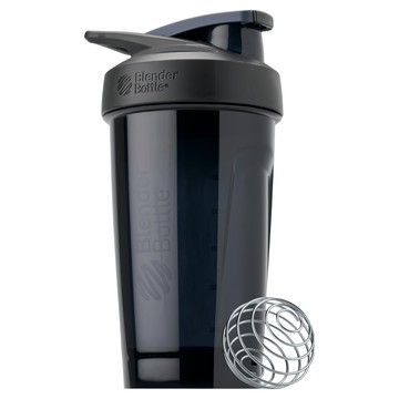 Blender Bottle Strada Tritan 鎖扣式環保水壺 24oz  午夜黑  710ml  1個