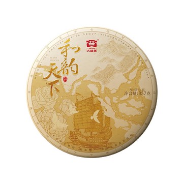 大益普洱生茶 357g/和韵天下 2401「茶有大益」