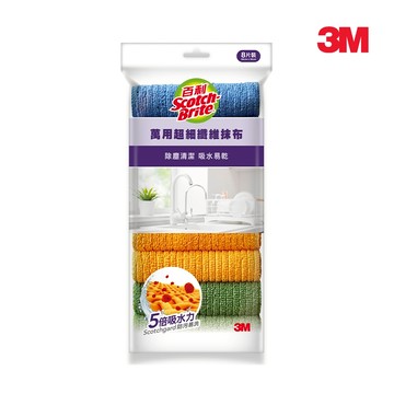 3M 百利萬用超細纖維抹布8片裝