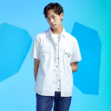EDWIN｜男裝｜野戰短袖襯衫