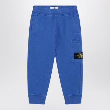 Electric blue cotton jogging pants