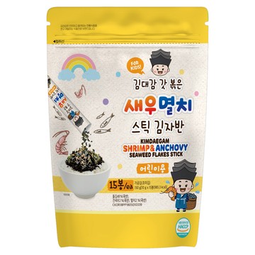 KIMDAEGAM 兒童海苔酥 蝦&鯷魚味  150g  1袋