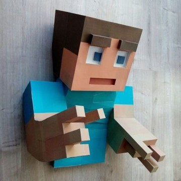 麥塊diy壁掛裝飾 麥塊模型材料包 我的世界Minecraft周邊手辦牆飾紙模diy原創掛件兒童房壁掛裝潢