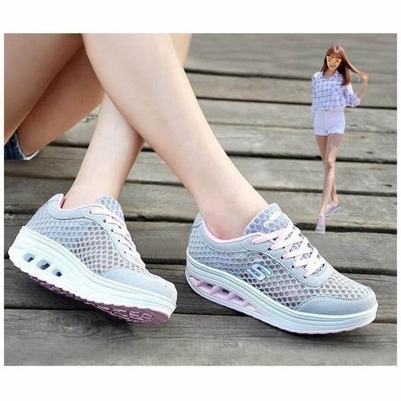 Hiphopダンスshoes靴人気レディース厚底スニーカー ランニングシューズスポーツ靴運動靴通気性抜群ダンスイベントセレブ愛用 背が高 通販 Lineポイント最大get Lineショッピング