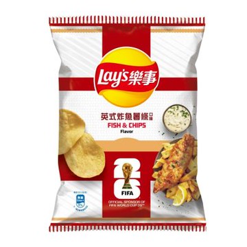 樂事 英式炸魚薯條口味洋芋片70G/包