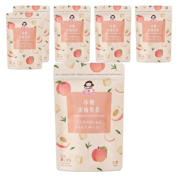 蜜思朵 冰糖蜜桃果茶  17g  6個  15個裝