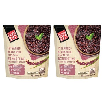 KITCHEN 88 泰國黑米即食飯150g*2包 方便 營養豐富 健康美味 泰國進口  150g