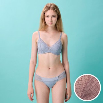 une nana cool-無鋼圈364系列 S-LL罩杯內衣(粉)-UB3510SG