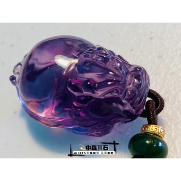 中森寶石🔮頂級 紫羅蘭 紫水晶 紫晶 水晶龍龜 冰透體 嬌艷紫 吊墜 掛件 擺放 守護石  守財 旺運 天然水晶擺件