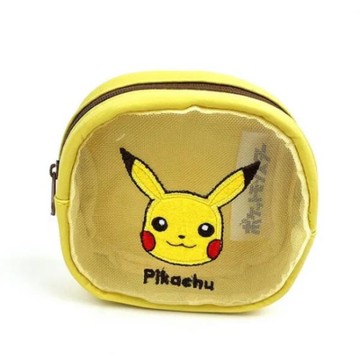 小禮堂 Pokemon 寶可夢 網格方形收納包 (大臉款)