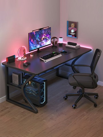 優樂悅~網紅電競桌子電腦桌臺式家用辦公桌椅套裝簡易書桌臥室學習寫字桌