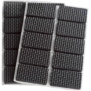 Marketpia 家具防滑墊 11號 長方形 4.7 x 2.7cm 10片  黑色  2個