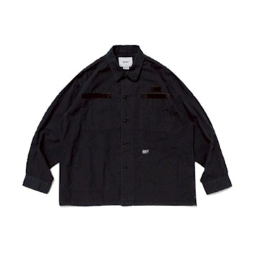 Wtaps Cotton Ripstop 襯衫 黑 251WVDT-SHM02