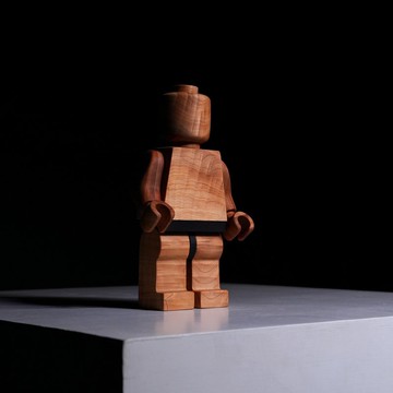 【木質積木人】 X5 臺灣扁柏(黃檜) - 紅油檸香 - 經典款