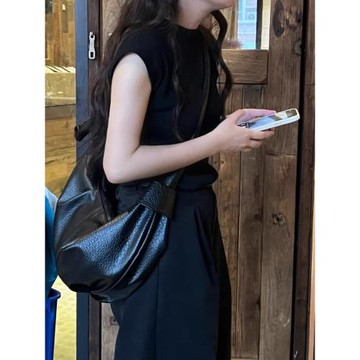 斜挎包上班通勤大容量2025年春夏新款托特包男女通用包日常餃子包