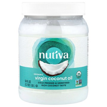 Nutiva, 有機椰子油，54 盎司（1.6 升）