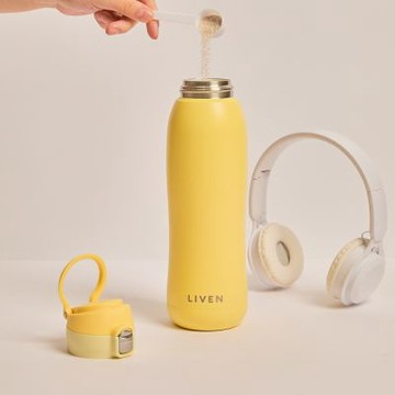 乾唐軒活瓷 新品上市 | 躍動保溫杯 / 雙層不銹鋼 / 炫色款 / 便攜拉環蓋 / 4色 780ml