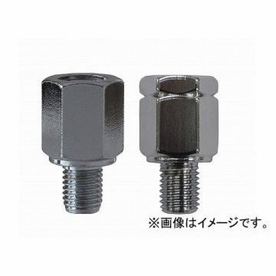 タナックス 正ネジアダプター クロームメッキ 10mm SHM-10 入数：1セット(2個) 2輪