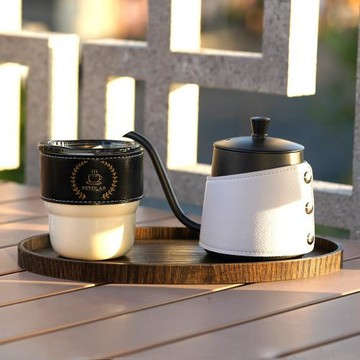 高顏值咖啡杯輕奢高級感小容量304不銹鋼杯子女生簡約禮品水杯男