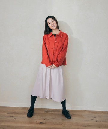 天空之鏡打折裙-心光