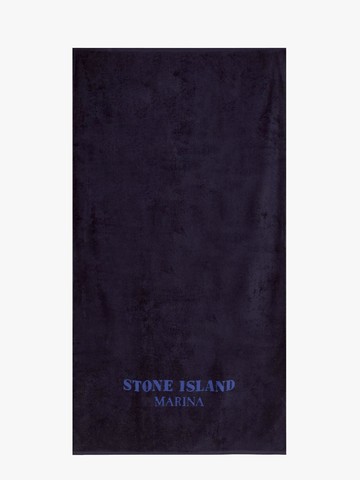 Terry beach towel with stone island marina print - STONE ISLAND - gender_Man