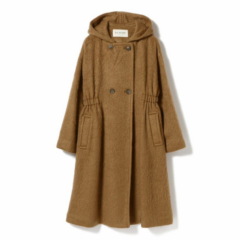 ビームス アウトレット Ray Beams シャギー フーデッド コート レディース Camel Onesize Beams Outlet 通販 Lineポイント最大1 0 Get Lineショッピング