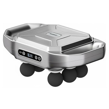 專業級六頭筋膜槍 6頭 1個  六頭筋膜槍  銀灰色