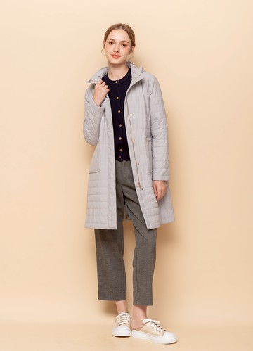 冬季約雅活動帽長版鋪棉外套