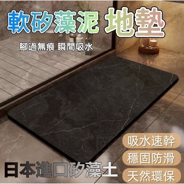 ⭐台灣出貨⭐硅藻軟地墊 吸水地墊 吸水 浴室地墊 地墊 吸水墊 廚房吸水墊 硅藻泥吸水墊 硅藻泥 硅藻土地墊 X5U9