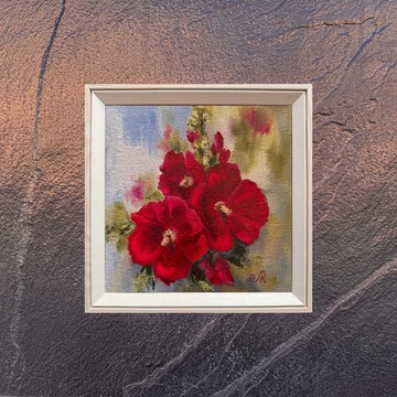 花卉原創繪畫花卉油畫