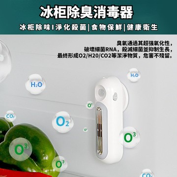 冰箱除臭 冰箱除味器 臭氧除臭 殺菌 水果蔬菜保鮮 臭氧去異味 空氣凈化器 衣物除臭 帶感應夜燈