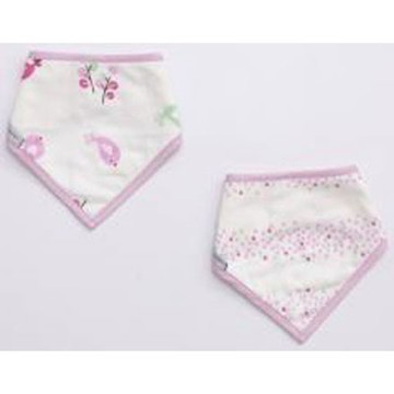 奇哥 純棉三角領巾紗布圍兜-粉色(2入)【悅兒園婦幼生活館】