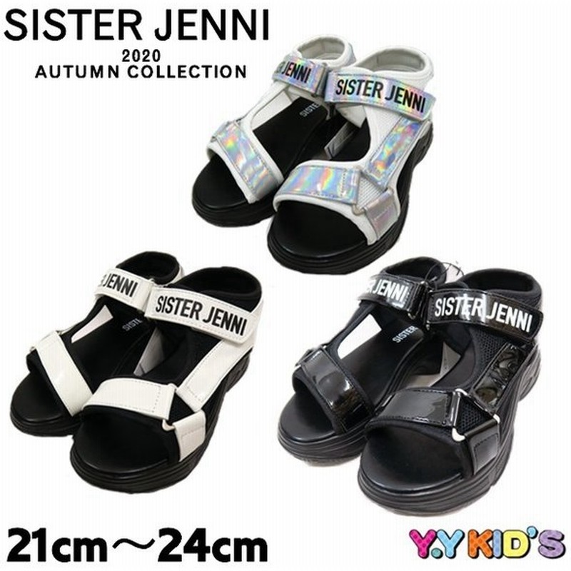 50 Off Sale セール Sister Jenni シスタージェニー サンダル 21 夏物 21cm 22cm 23cm 24cm ブラックソールスポサン 通販 Lineポイント最大0 5 Get Lineショッピング