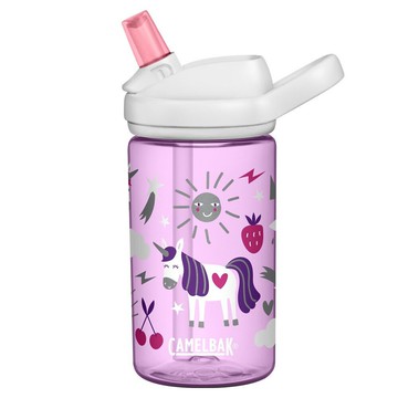 《CamelBak》400ml eddy+兒童吸管運動水瓶 歡樂獨角獸