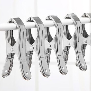 爪爪不鏽鋼彈簧大口棉被夾(大號)單支【BlueCat】【JI2312】