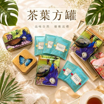 🫖林間茶韻【英國糖果屋】奇異叢林方罐茶葉禮盒｜英國茶10包入